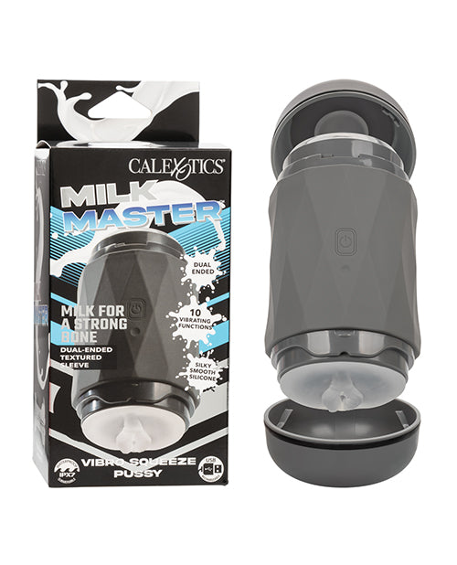 Milk Master Vibro Squeeze Dual-Ended Pussy Stroker
