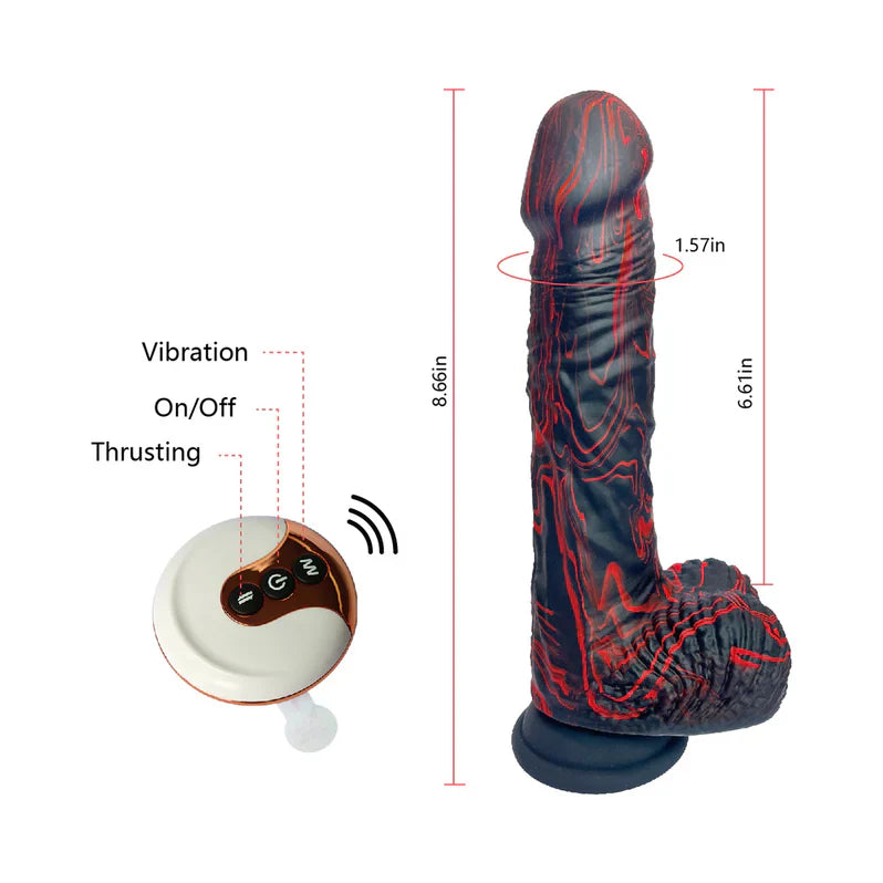 Adam & Eve The Bedrocker Thrusting Dildo