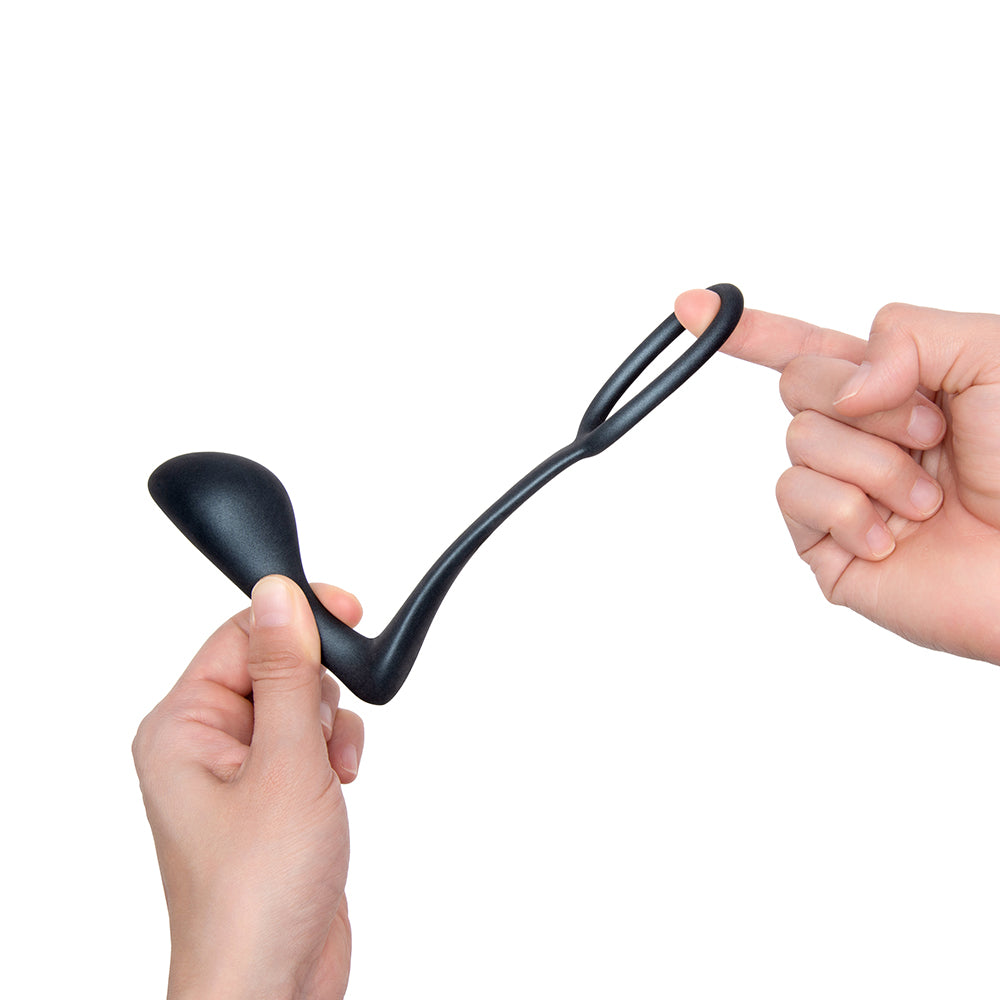 b-Vibe Butties Ringer Cock Ring & Prostate Plug